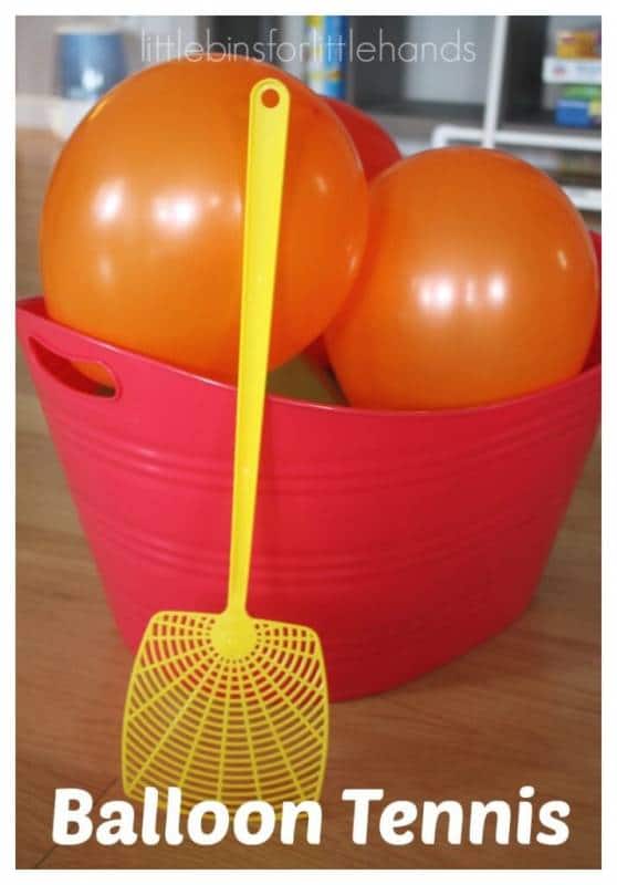 Ballon Tennis - indoor sports for kids