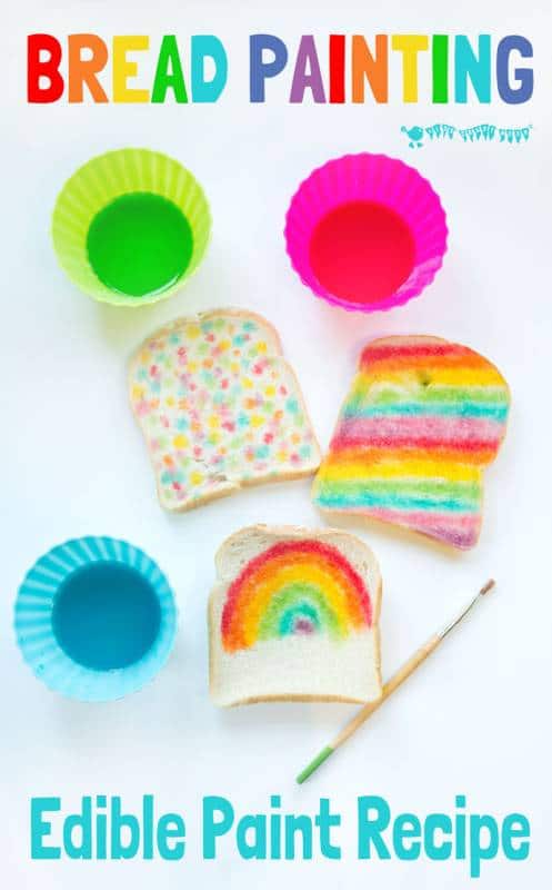 Cooking Activities For Kids - edible bread painting