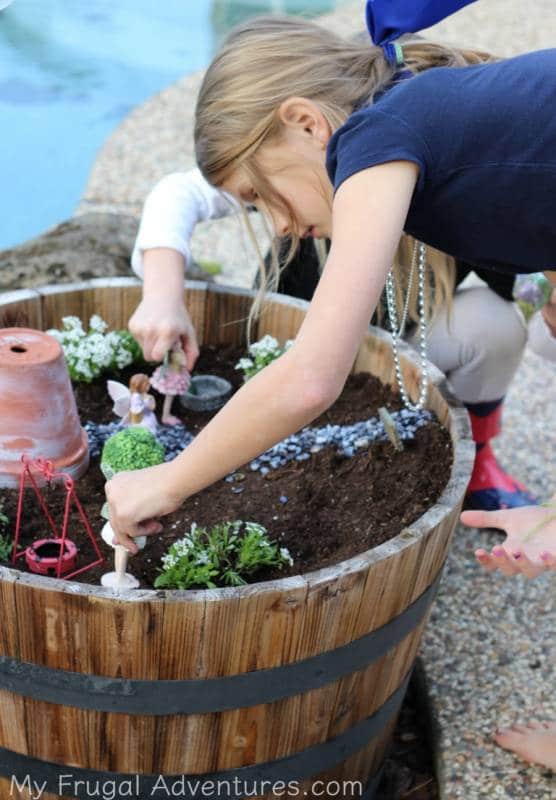 Activities For Kids in Nature - Little Girl Gardening